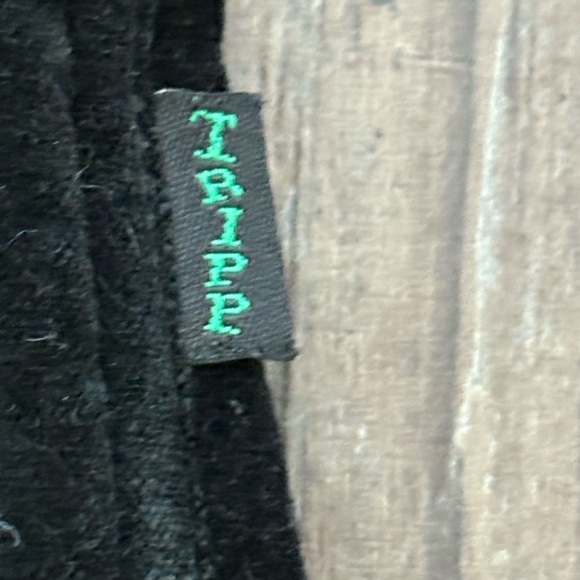 VINTAGE Y2K TRIPP NYC GREEN BLACK GOTHIC CORSET TOP WOMENS XL - Picture 7 of 10